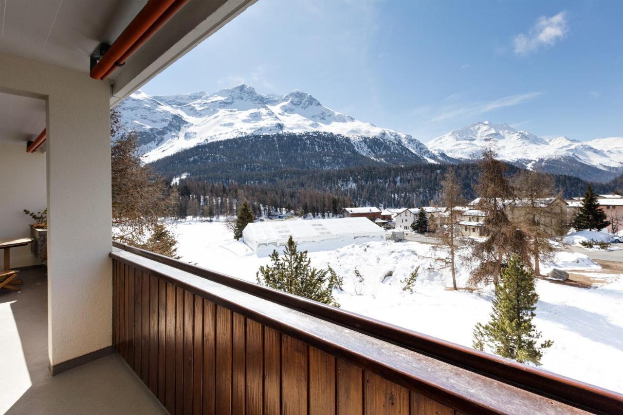Spacious Apartment With Fantastic Alpine Panorama St. Moritz Bagian luar foto